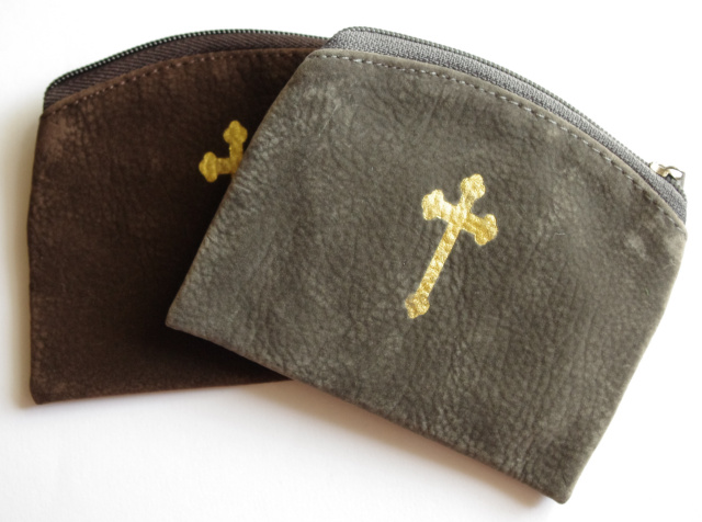Suede Rosary Case